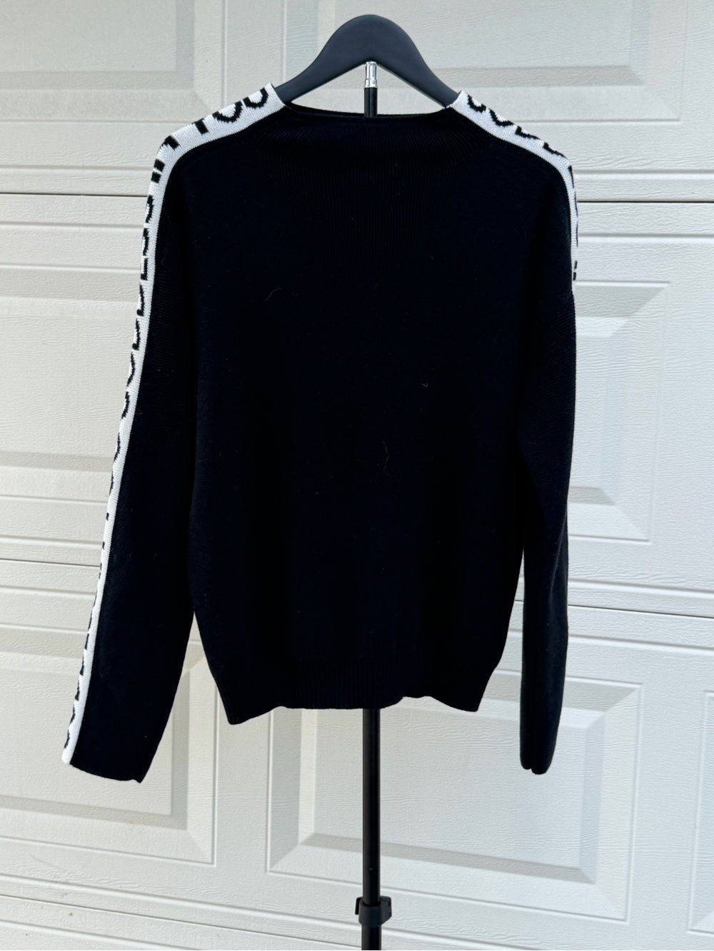 Hara Concept Goddess In You Black Knit Sweater Oversized S